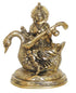 Brass Saraswati Ji Idol Statue 1.76 Kg